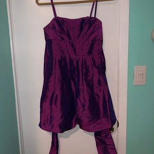Purple mini dress
